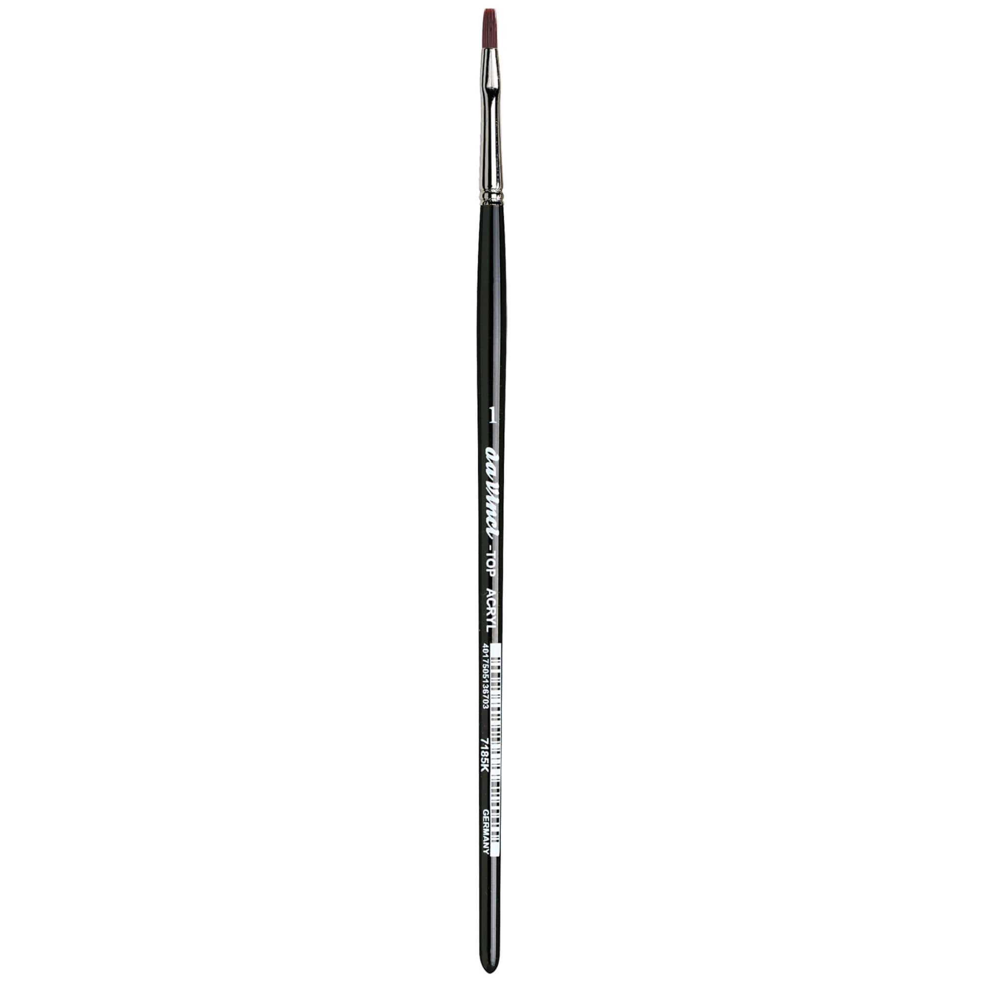 da Vinci TOP ACRYL Series 7185K Synthetic Flat Brush